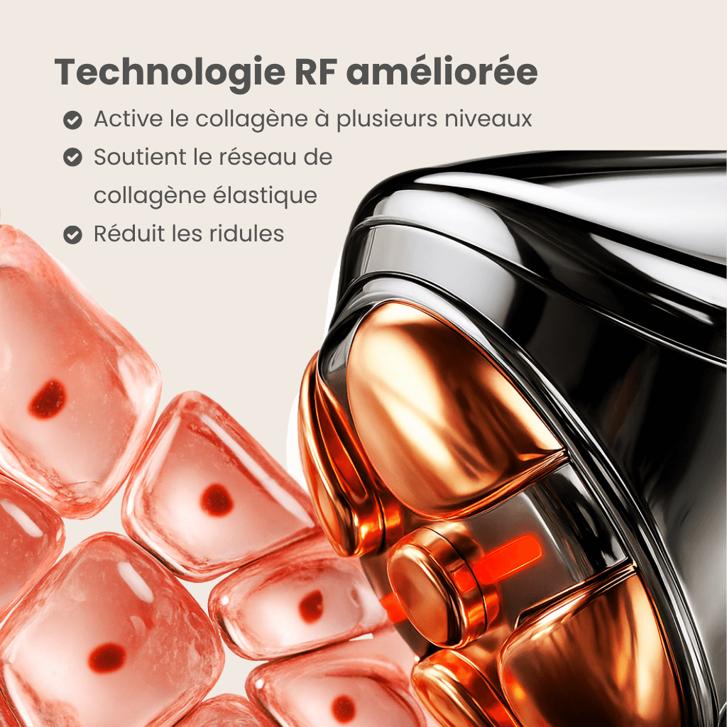 VelvaLift | 3-en-1 Thérapie par radiofréquence, EMS et lumière rouge