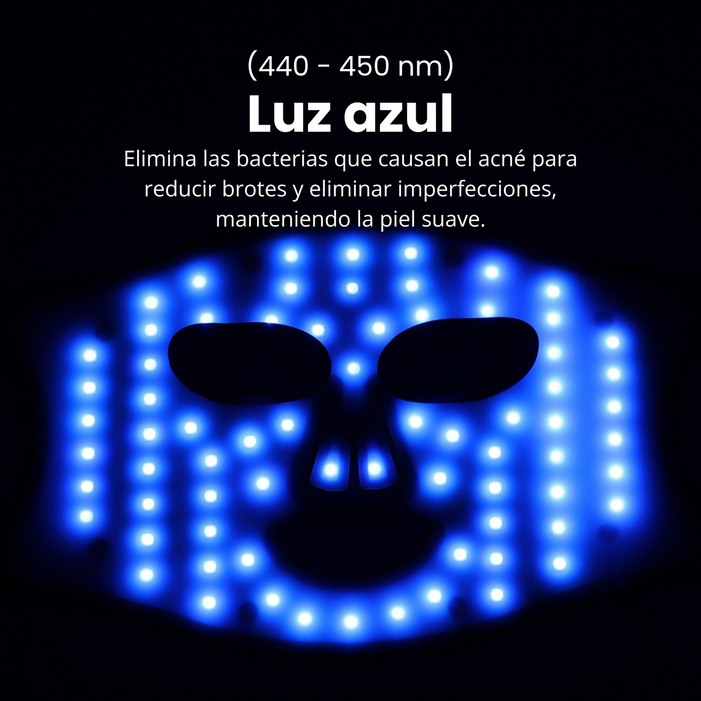 DermiGlow - Mascarilla LED Facial