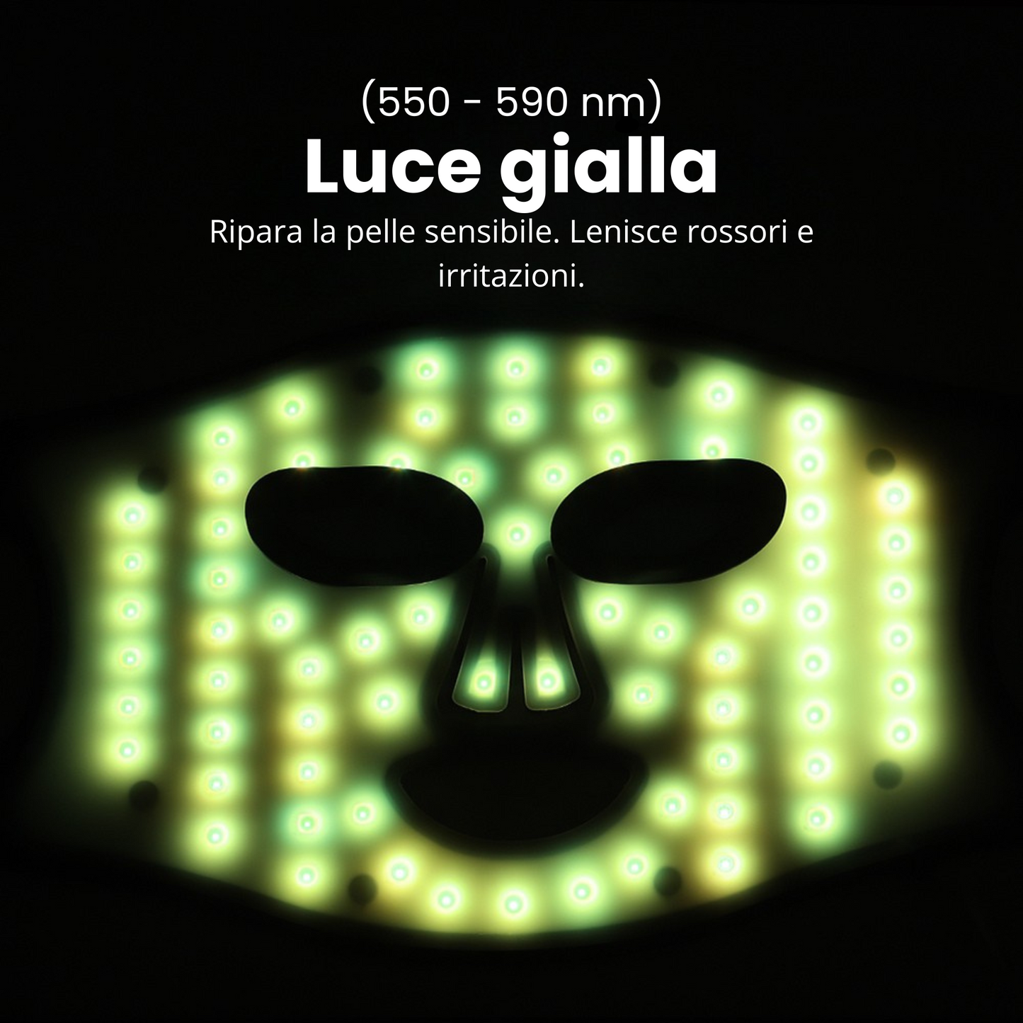 DermiGlow - Maschera LED per il viso